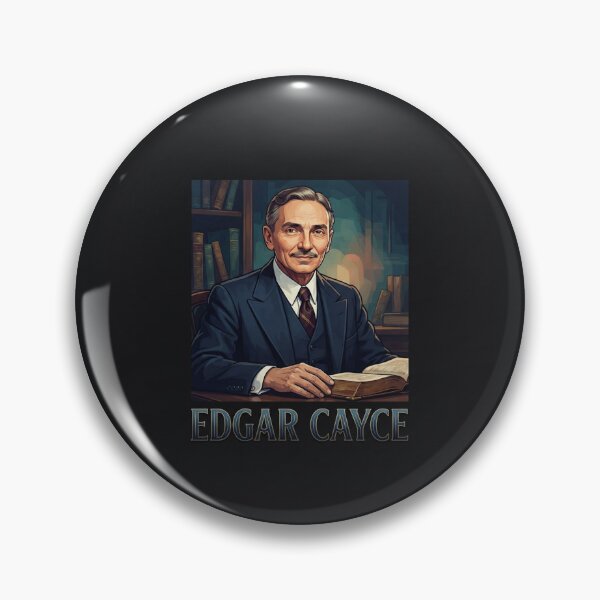 Item preview, Edgar Cayce Portrait Illustration Seated at Desk designed and sold by Owcomm.