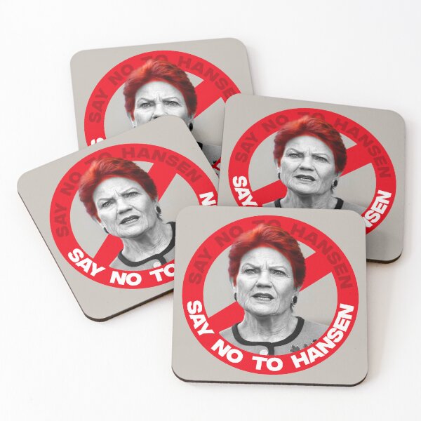Aperçu de l'œuvre Dites non à Hansen - Anti Pauline Hansen / One Nation créée et vendue par Picket Club.
