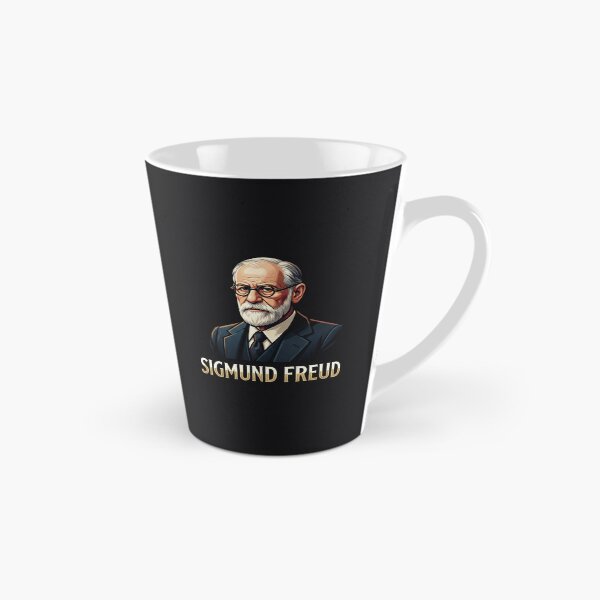 Aperçu de l'œuvre Illustration graphique du portrait de Sigmund Freud en psychanalyse créée et vendue par Owcomm.