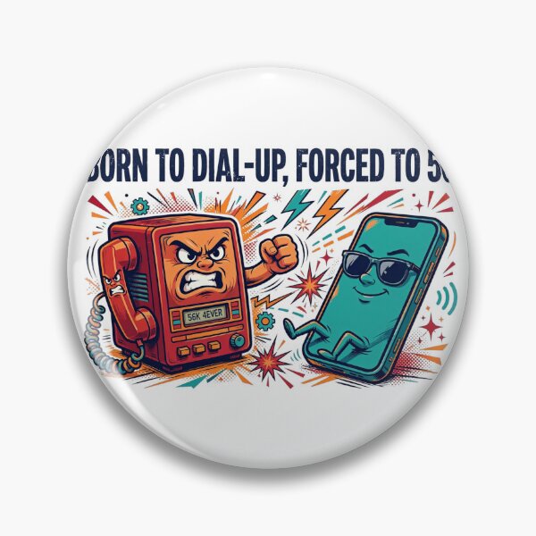 Item preview, Born To Dial-Up, Forced To 5G Funny Millennial Shirt designed and sold by Hearth & Hue.