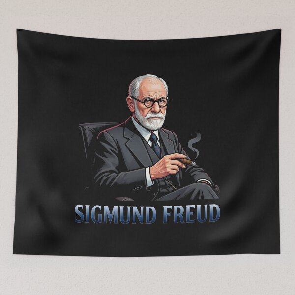 Aperçu de l'œuvre Sigmund Freud, père de la psychanalyse créée et vendue par Owcomm.