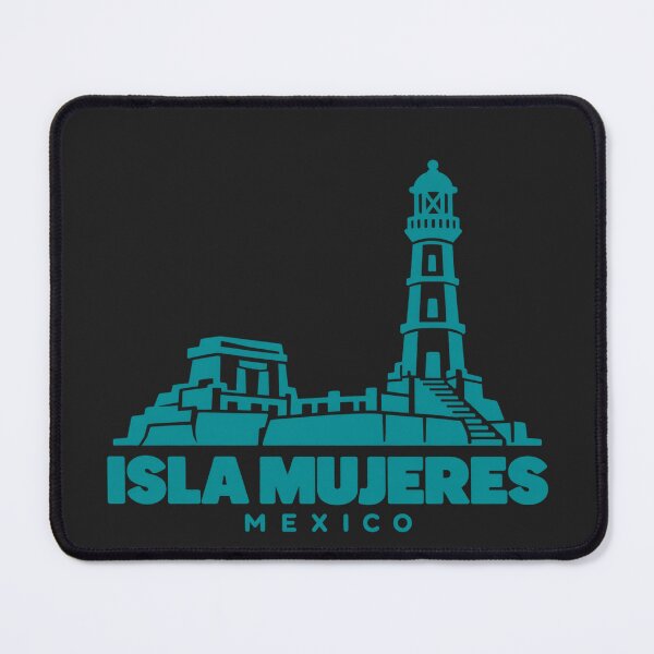 Item preview, Isla Mujeres Quintana Roo Mexico Line Art Coastline Poster designed and sold by CMYKStudio.