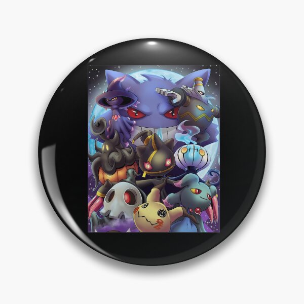 Item preview, Spooky Midnight Ghost Creatures Under Full Moon Art designed and sold by HuaMango.
