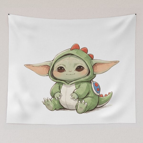 Item preview, BABY YODA YOSHI designed and sold by melyverso.