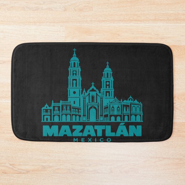 Artikelvorschau, Mazatlan, Sinaloa, Mexiko – Küstenlinien-Poster (Linienzeichnung) entworfen und verkauft von CMYKStudio.