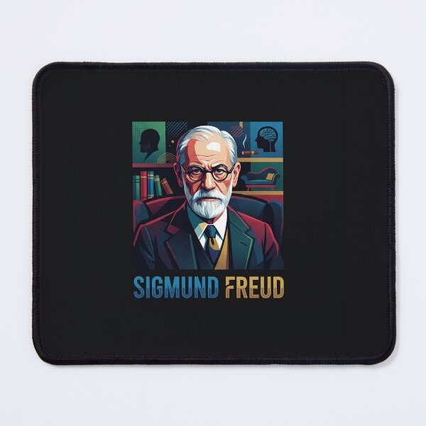 Item preview, Sigmund Freud Retrato Psicología Retro Pop Art designed and sold by Owcomm.