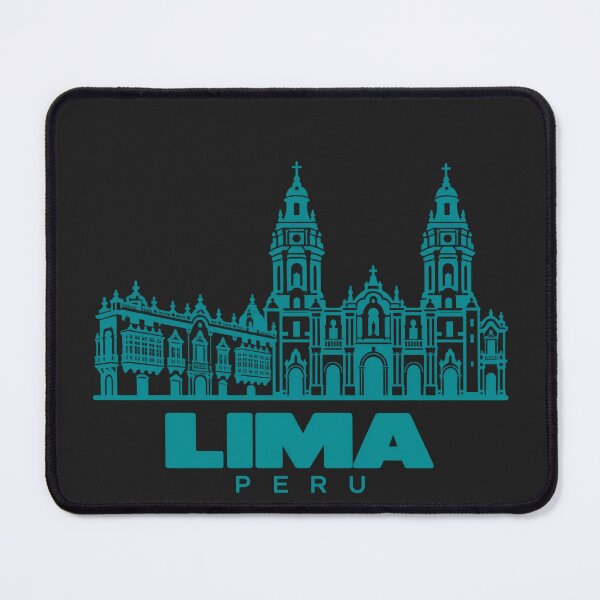 Item preview, Lima Peru Line Art Skyline Poster designed and sold by CMYKStudio.