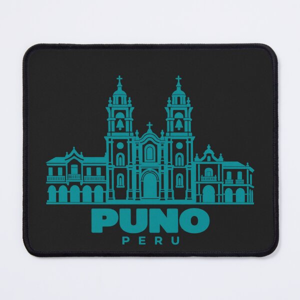 Item preview, Puno Peru Line Art Landmark Poster designed and sold by CMYKStudio.