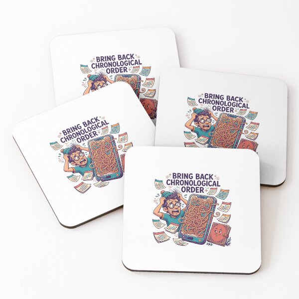 Item preview, Bring Back Chronological Order Funny Millennial Shirt designed and sold by Hearth & Hue.