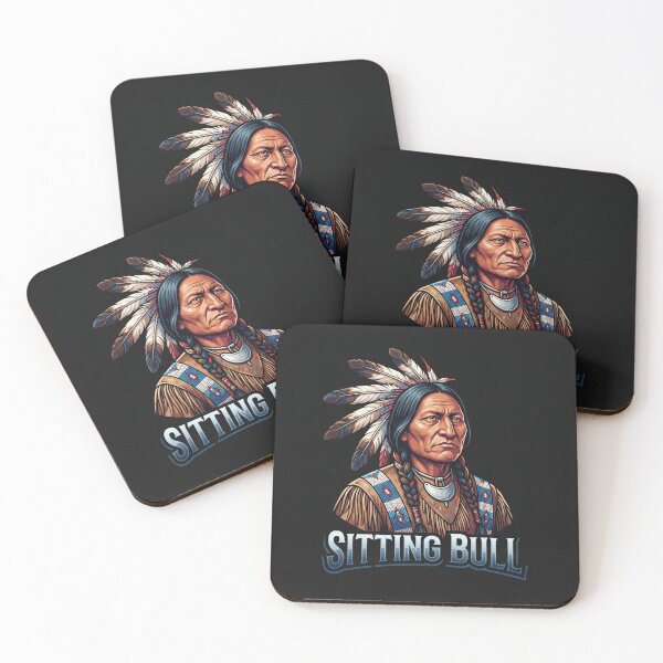 Item preview, Historic Native American Leader Sitting Bull Portrait designed and sold by Owcomm.
