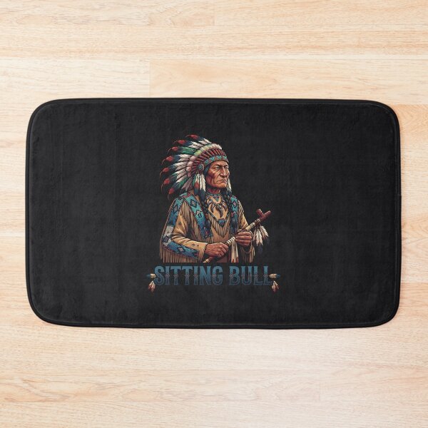 Item preview, Sitting Bull Native American Tribal Leader Portrait designed and sold by Owcomm.