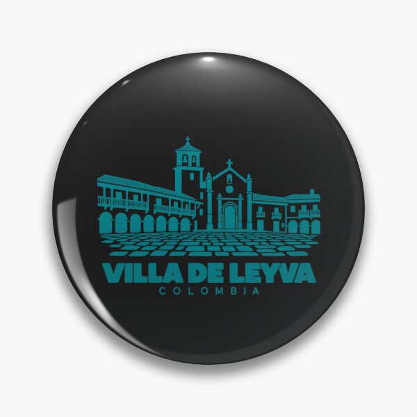 Artikelvorschau, Villa de Leyva Boyaca Kolumbien Line Art Wahrzeichen Poster entworfen und verkauft von CMYKStudio.