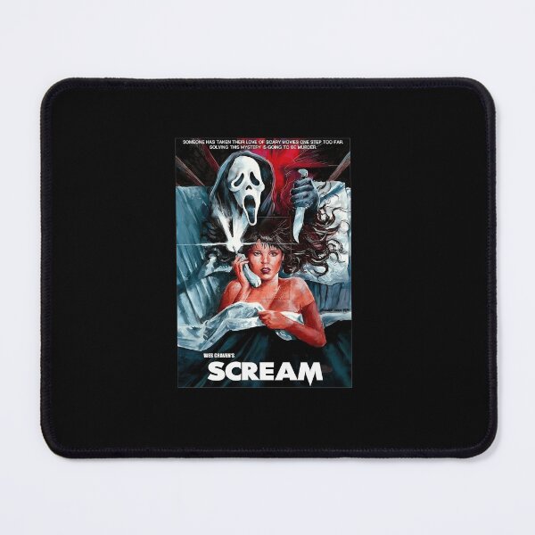 Item preview, Midnight Call Ghost Mask Slasher Vintage Painting designed and sold by HuaMango.