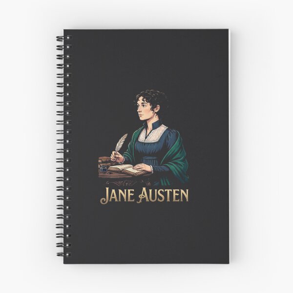 Aperçu de l'œuvre Portrait de Jane Austen à la plume créée et vendue par Owcomm.