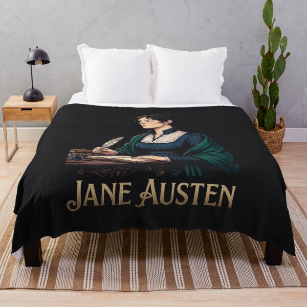 Aperçu de l'œuvre Portrait de Jane Austen à la plume créée et vendue par Owcomm.