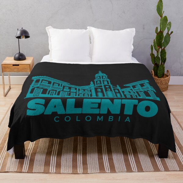 Item preview, Salento Quindio Colombia Line Art Landmark Poster designed and sold by CMYKStudio.