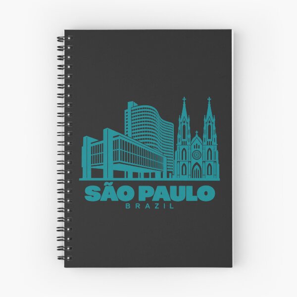 Item preview, Sao Paulo Brazil Line Art Skyline Poster designed and sold by CMYKStudio.