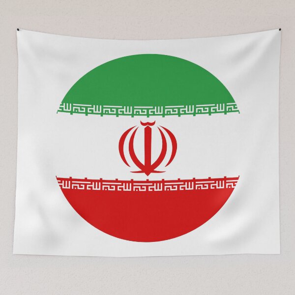 Artikelvorschau, Iranische Kreisflagge (IR) entworfen und verkauft von shitpostee.
