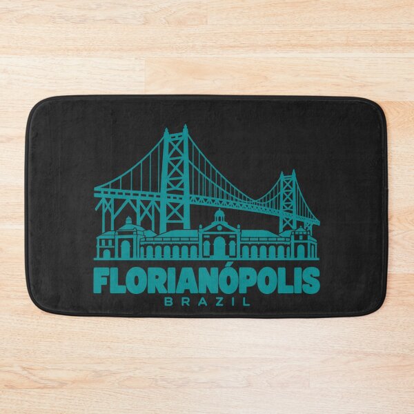 Item preview, Florianopolis Santa Catarina Brazil Line Art Coastline Poster designed and sold by CMYKStudio.