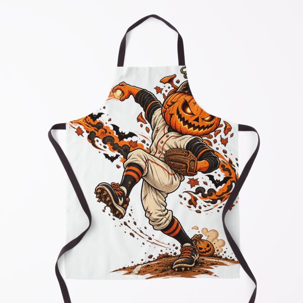 Item preview, Dripping Halloween Baseball Pumpkin Pitcher Jack O Lantern designed and sold by GitSticker.