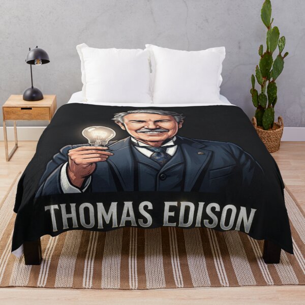 Item preview, Thomas Edison Inventing The Light Bulb designed and sold by Owcomm.