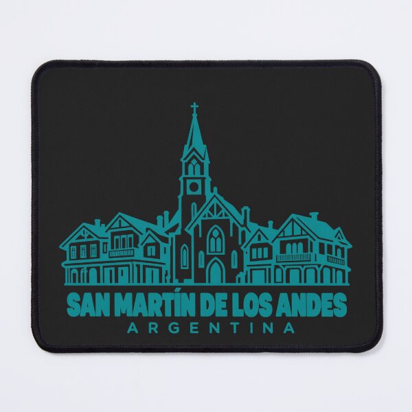 Item preview, San Martin de los Andes Neuquen Argentina Line Art Landmark Poster designed and sold by CMYKStudio.