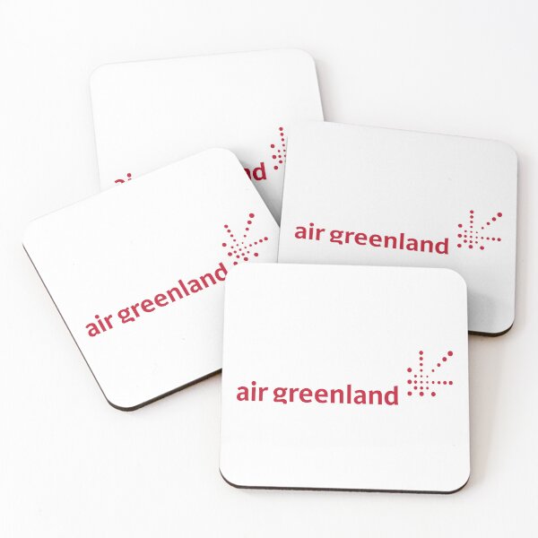 Item preview, Air Greenland Airline Logo Red Wordmark Dotted Burst Symbol designed and sold by Ahti  I Sulin.