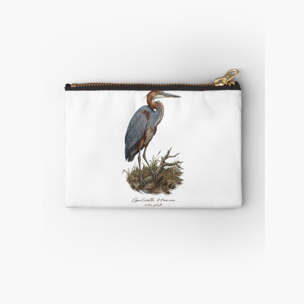 Item preview, Goliath Heron in Marsh Wetland Bird Illustration designed and sold by Takeda-art.