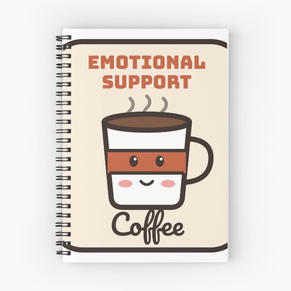 Item preview, Emotional Support Coffee Cute Kawaii Cup designed and sold by DonaRoma.