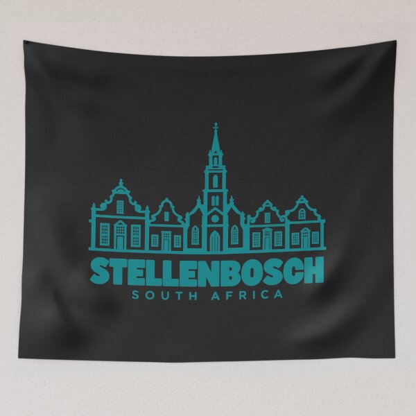 Item preview, Stellenbosch Western Cape South Africa Line Art Landmark Poster designed and sold by CMYKStudio.