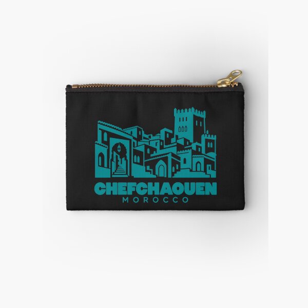Item preview, Chefchaouen Morocco Line Art Landmark Poster designed and sold by CMYKStudio.