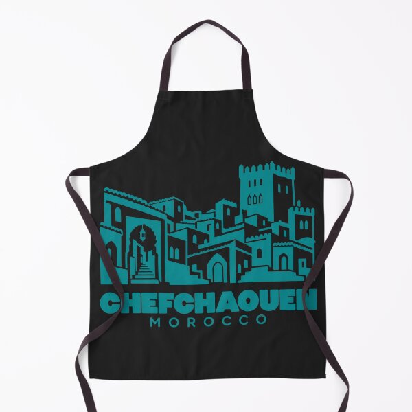 Item preview, Chefchaouen Morocco Line Art Landmark Poster designed and sold by CMYKStudio.