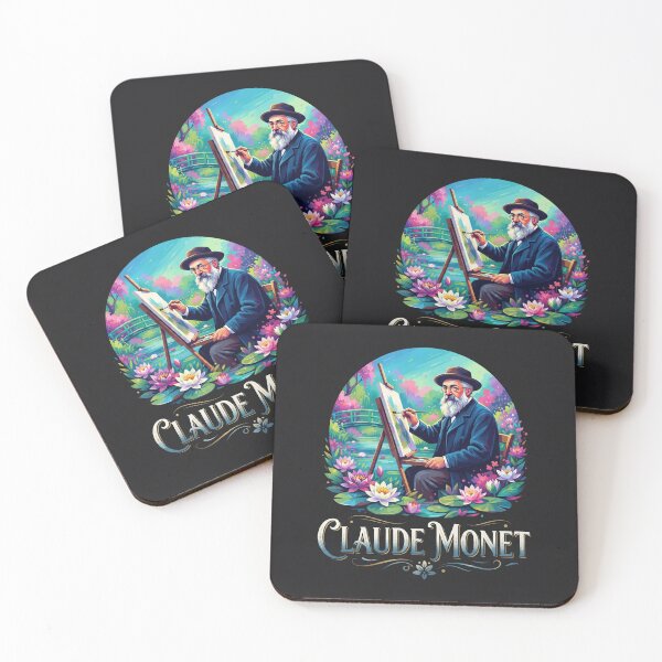 Item preview, Claude Monet Painting Water Lilies Garden Art designed and sold by Owcomm.