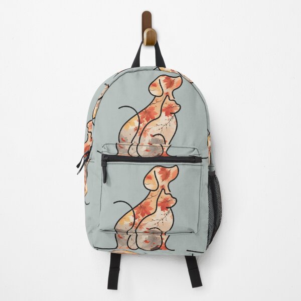 Item preview, Autumn leaves dog and cat designed and sold by 247DesignStudio.