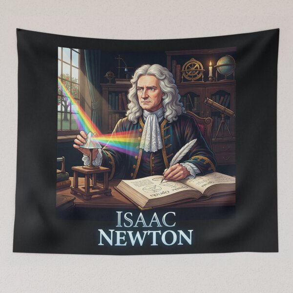 Item preview, Isaac Newton Optics and Physics Science Portrait designed and sold by Owcomm.