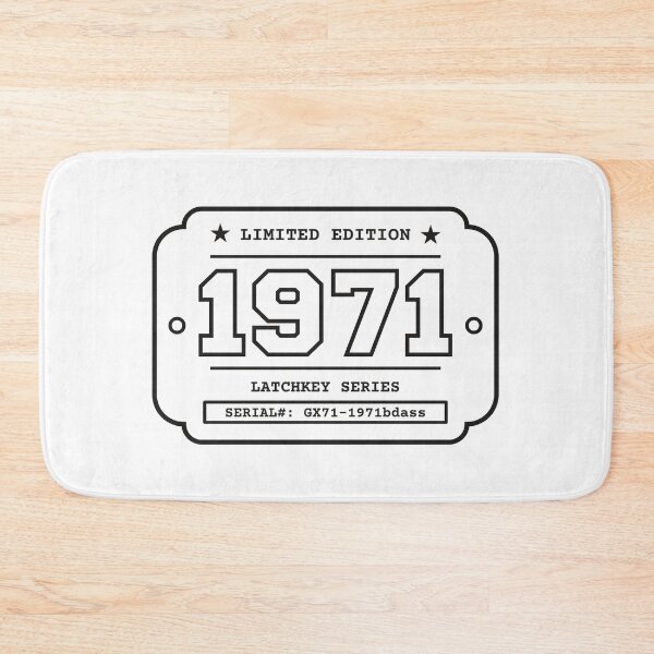 Item preview, 1971 Limited Edition Birth Year Latchkey Series Vintage Badge Black designed and sold by HYPNK.