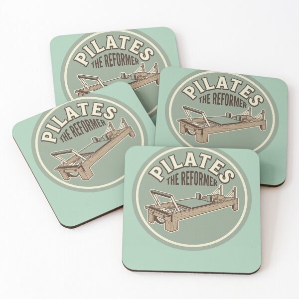 Item preview, Vintage Wooden Pilates Reformer Machine Retro Graphic designed and sold by REFORMER & COFFEE STUDIO.