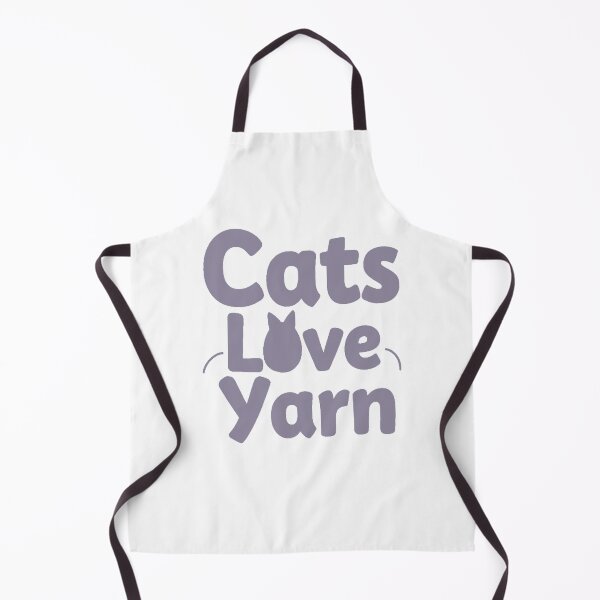 Artikelvorschau, Cats Love Yarn Funny Cat Knitting Shirt ?? entworfen und verkauft von epic-phrases.