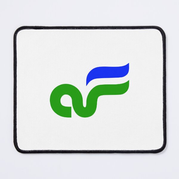 Item preview, Air Florida Airline Logo Green Blue Abstract Wing Emblem designed and sold by Ahti I Sulin.