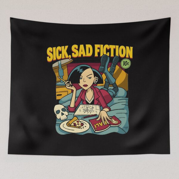 Item preview, Sick Sad Fiction Art  designed and sold by RawSauropsid.