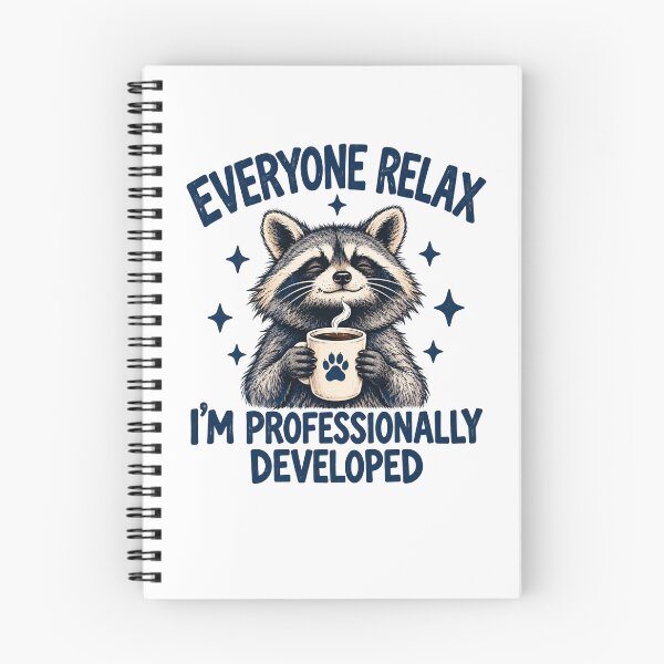 Item preview, Everyone Relax I'm Professionally Developed Raccoon Coffee designed and sold by SuperFashion.