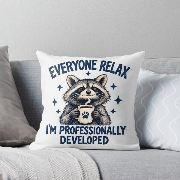 Item preview, Everyone Relax I'm Professionally Developed Raccoon Coffee designed and sold by SuperFashion.
