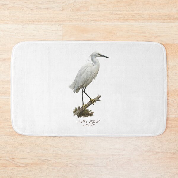 Item preview, Little Egret in Marsh Wetland Bird Illustration designed and sold by Takeda-art.