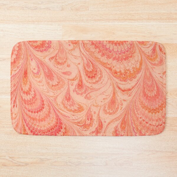 Item preview, Antique Endpaper Prints Peacock Feathers Scalloped Marbled Fans designed and sold by PinUpPizzazz.