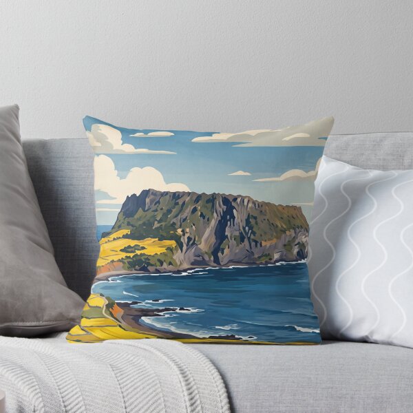 Item preview, Jeju Island South Korea Vintage Travel – Hallasan Seongsan Sunrise Peak Haenyeo Divers designed and sold by Bomax121.