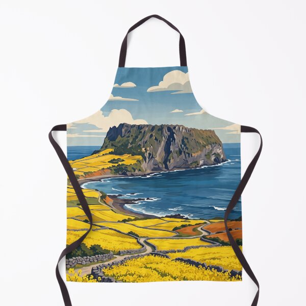 Item preview, Jeju Island South Korea Vintage Travel – Hallasan Seongsan Sunrise Peak Haenyeo Divers designed and sold by Bomax121.
