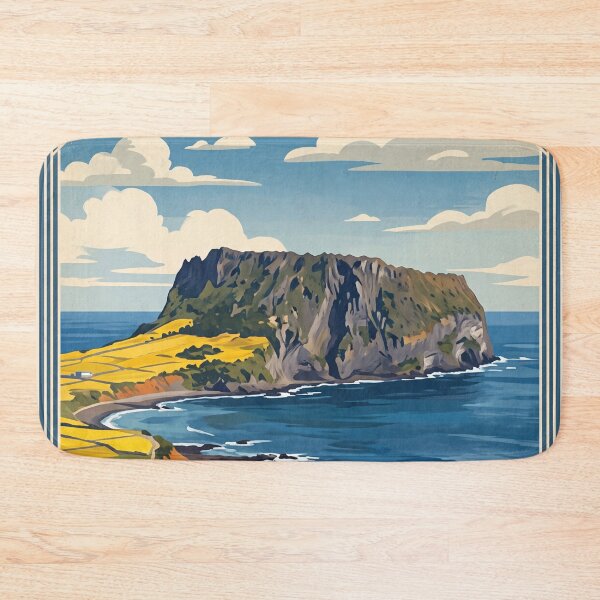 Item preview, Jeju Island South Korea Vintage Travel – Hallasan Seongsan Sunrise Peak Haenyeo Divers designed and sold by Bomax121.