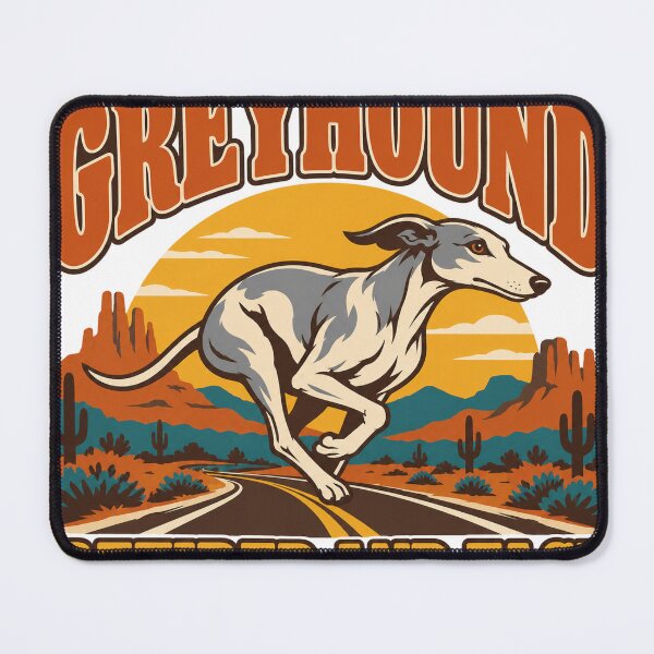 Item preview, Greyhound Gift - Retired And Fast designed and sold by RedRubyBubble.