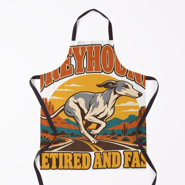 Item preview, Greyhound Gift - Retired And Fast designed and sold by RedRubyBubble.