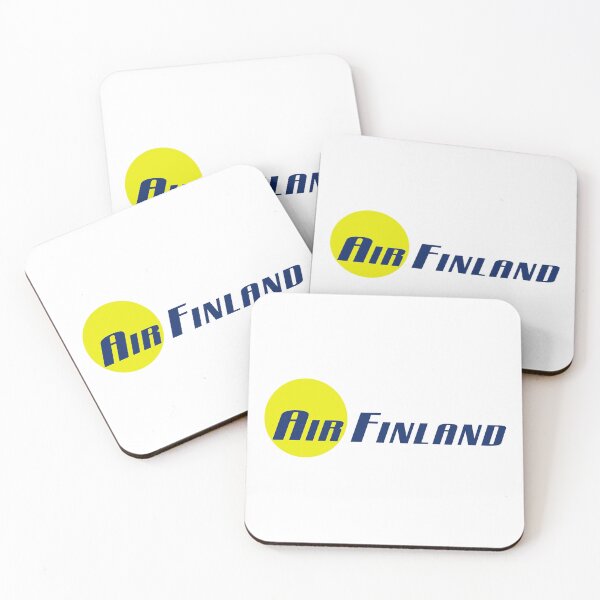 Item preview, Air Finland Airline Logo Yellow Circle Navy Wordmark designed and sold by Ahti  I Sulin.